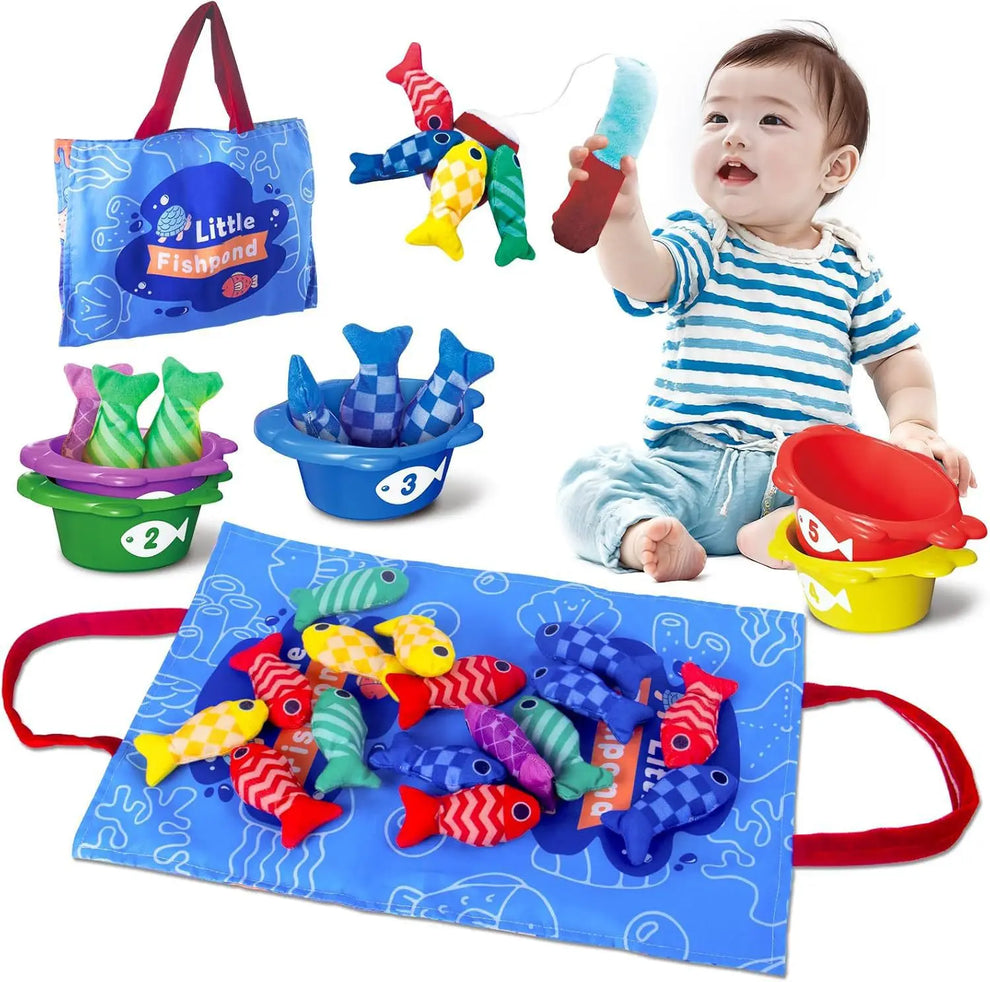 Montessori Fischteichspielzeug | Lernspaß für kleine Hände