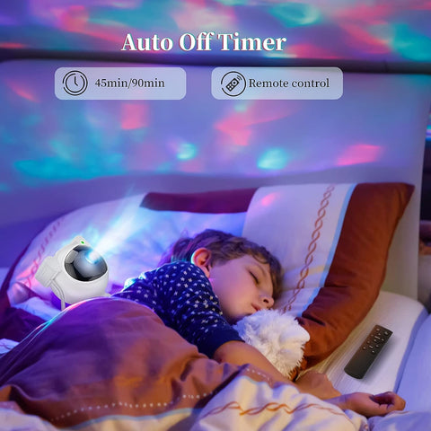 Sternenhimmel-Astronaut | LED Galaxie Projektor Nachtlicht für Schlafzimmer & Kinder