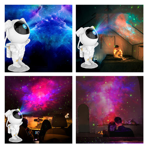 Sternenhimmel-Astronaut | LED Galaxie Projektor Nachtlicht für Schlafzimmer & Kinder