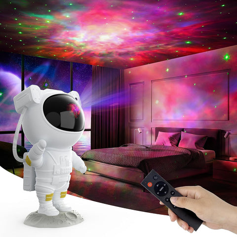 Sternenhimmel-Astronaut | LED Galaxie Projektor Nachtlicht für Schlafzimmer & Kinder