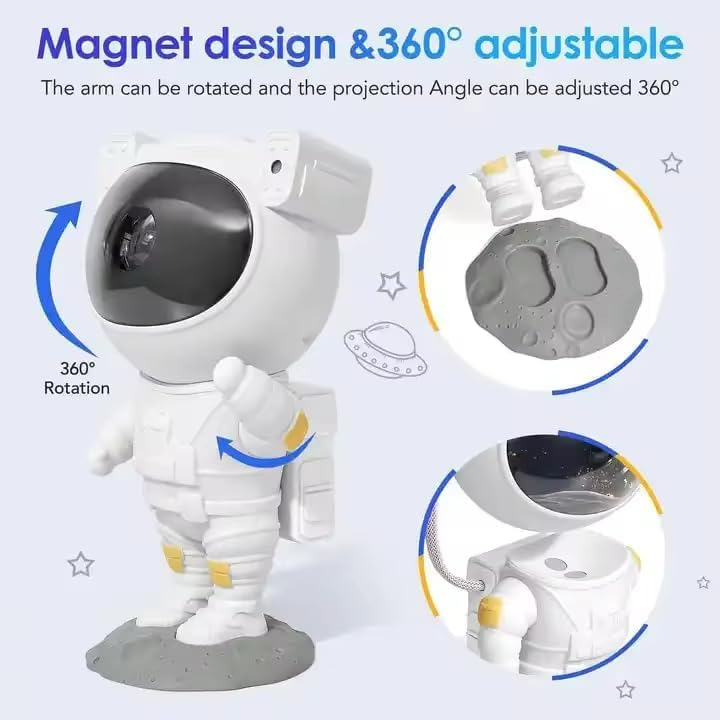 Sternenhimmel-Astronaut | LED Galaxie Projektor Nachtlicht für Schlafzimmer & Kinder