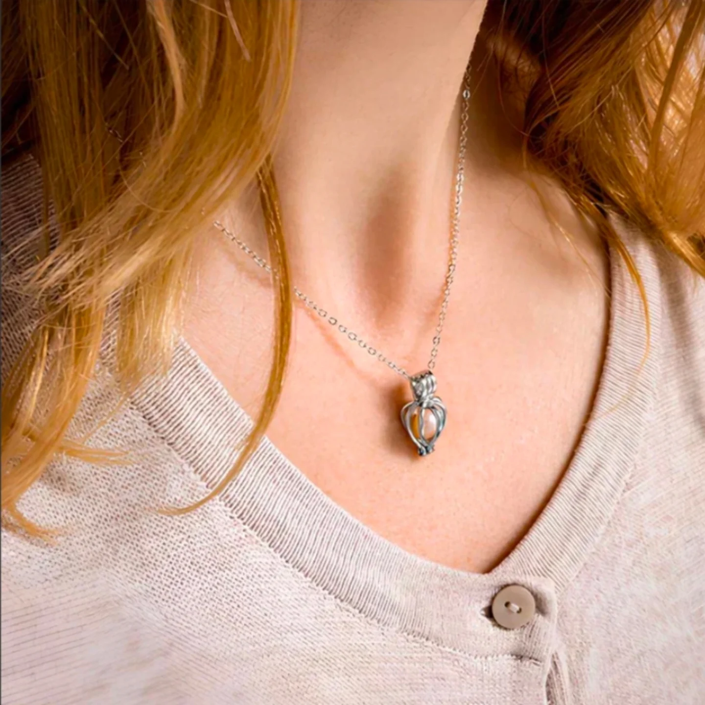 Romantische Perlenkette | Ein Symbol der Liebe & Zeitloser Eleganz - 1 + 1 Gratis!