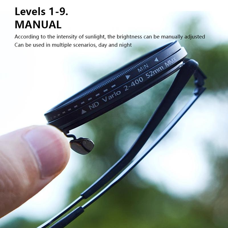 Sonnenbrille mit einstellbarer Tönung | Perfektes Licht, ganztägiger Komfort