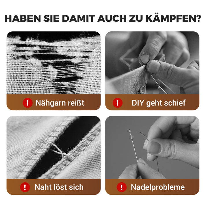 Ready-Stitch Nähset | Stressfreies Nähen jederzeit - 1 + 1 Gratis!