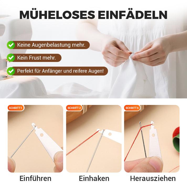 Ready-Stitch Nähset | Stressfreies Nähen jederzeit - 1 + 1 Gratis!