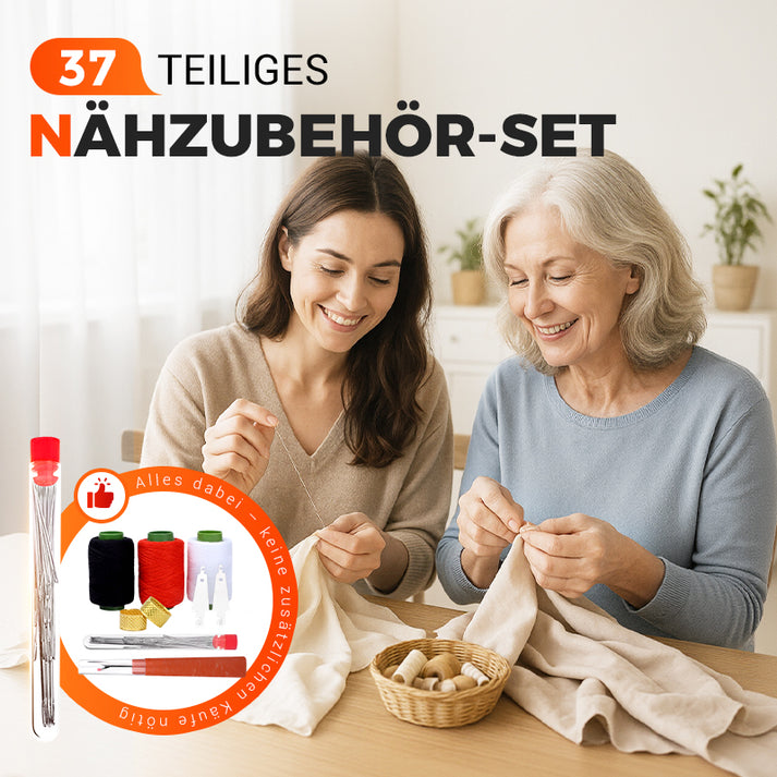 Ready-Stitch Nähset | Stressfreies Nähen jederzeit - 1 + 1 Gratis!