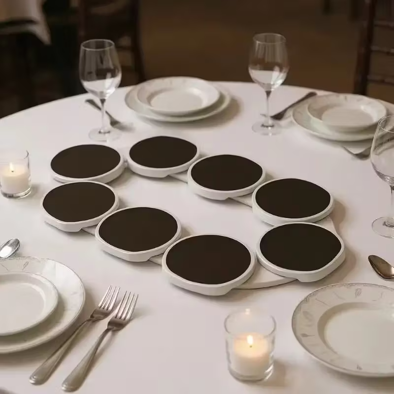 Drehteller für Esstische | Genießen Sie Ihre Mahlzeiten ganz einfach gemeinsam.