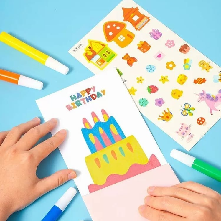 Kreative Kinder Rakel Malerei Kit | Mess-Free Kunst Spaß