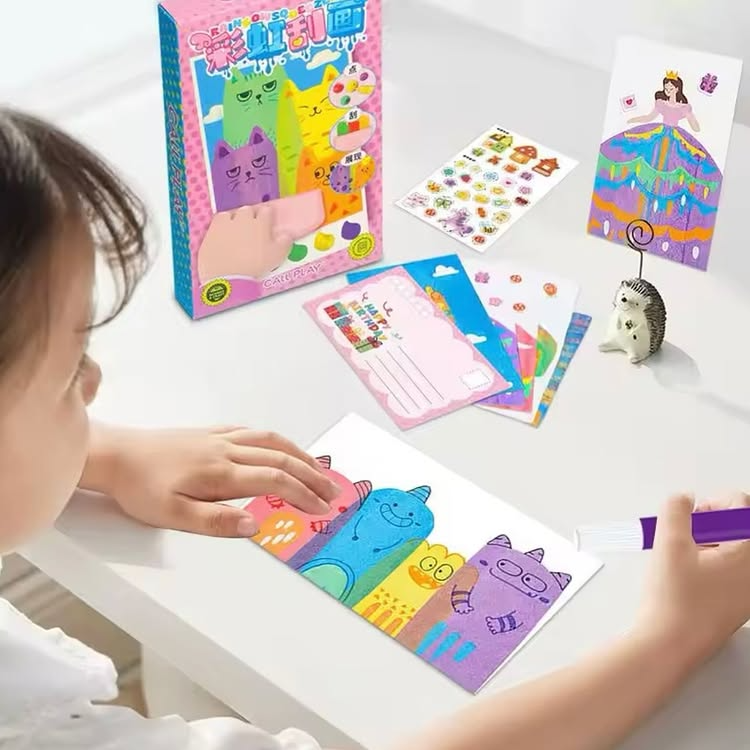 Kreative Kinder Rakel Malerei Kit | Mess-Free Kunst Spaß