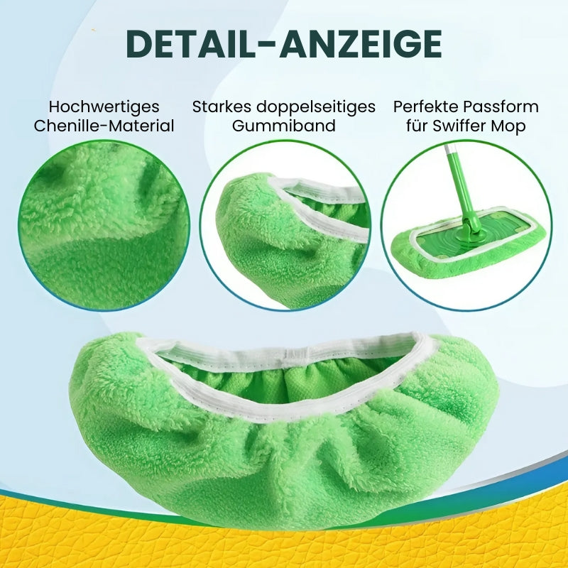 Wiederverwendbare Mikrofaser -Mop -Pads | Stark auf Schmutz, Sanft auf Böden