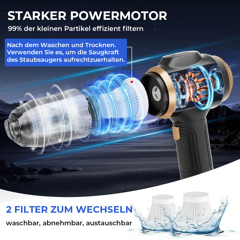 Smart Auto-Staubsauger |  Leistungsstark. Tragbar. Perfekt.