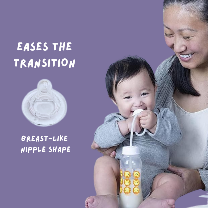Selbstfütternde Babyflasche | Auslaufsicher & Sicher für Ihr Baby - 1 + 1 Gratis!