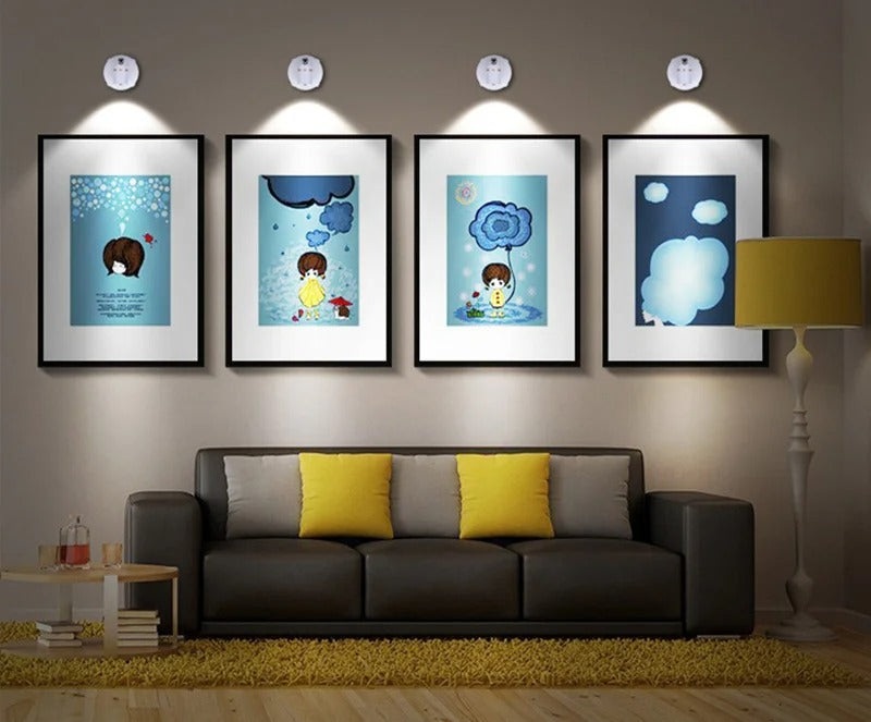 Kabelloser LED-Strahler | Verwandeln Sie dunkle Ecken in gemütliche Räume - 1 + 1 Gratis!