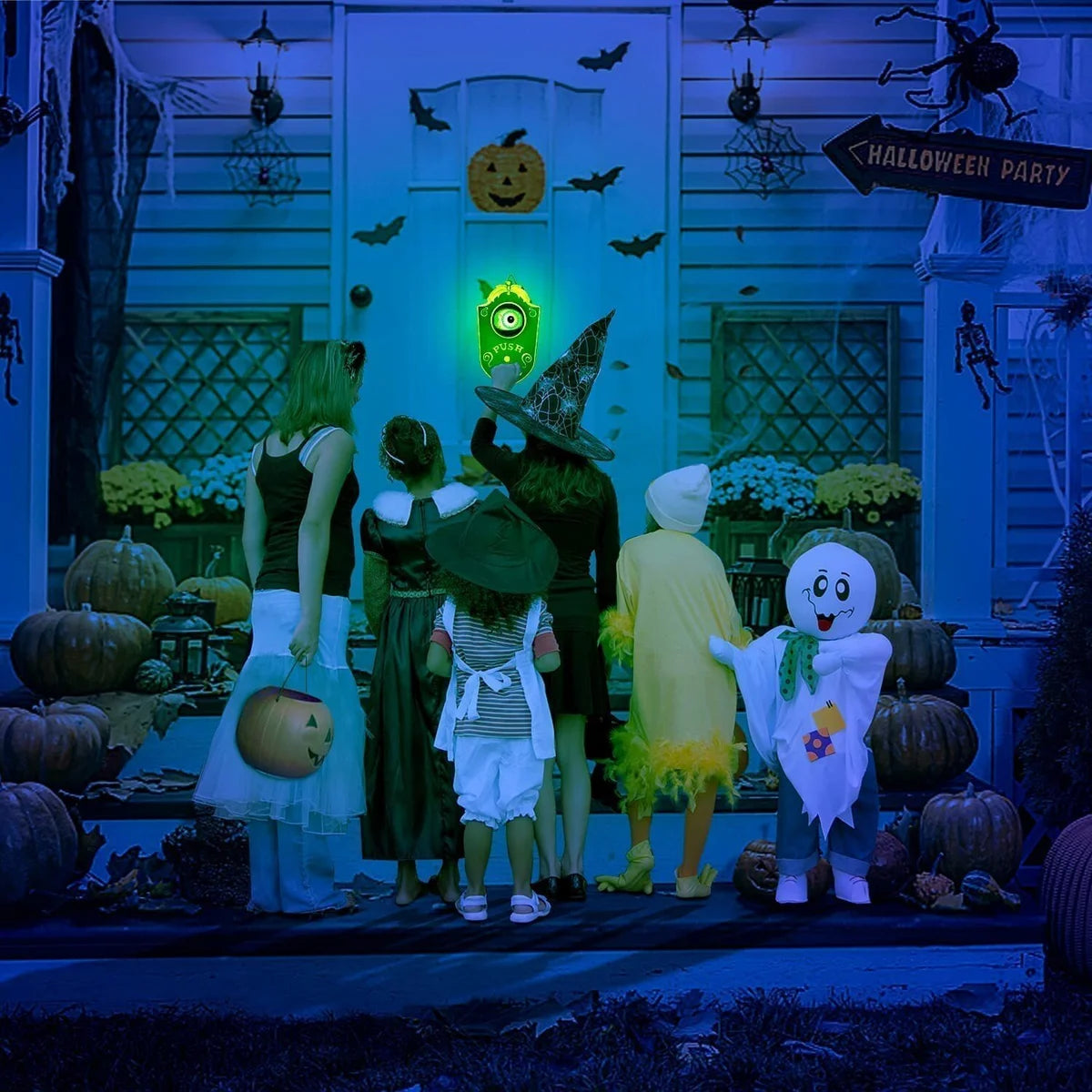 Halloween-Zaubertür | Verwandeln Sie Ihren Eingang in ein gruseliges Highlight