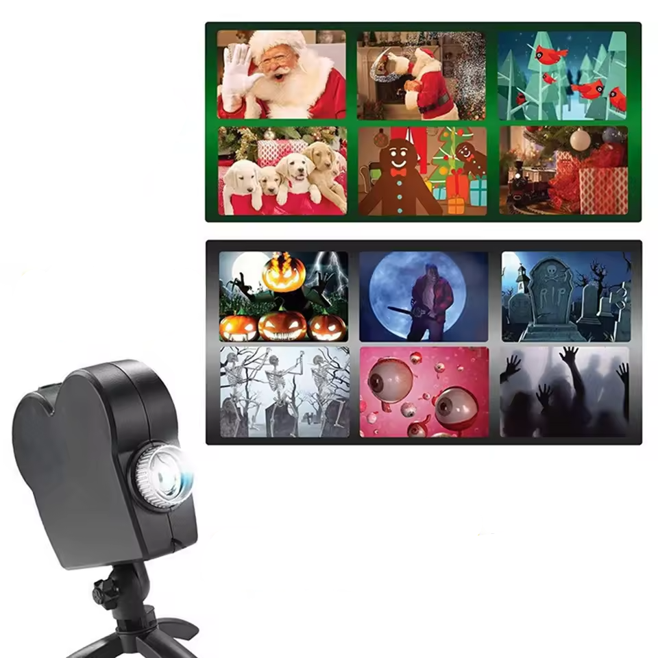 Halloween- und Weihnachtsfensterprojektor
