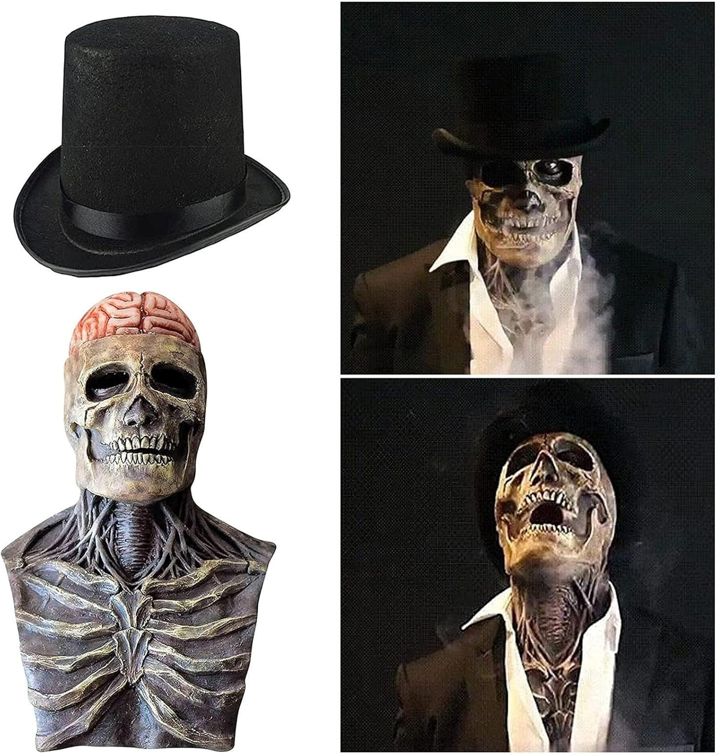 Zolara Skelett Maske für Halloween