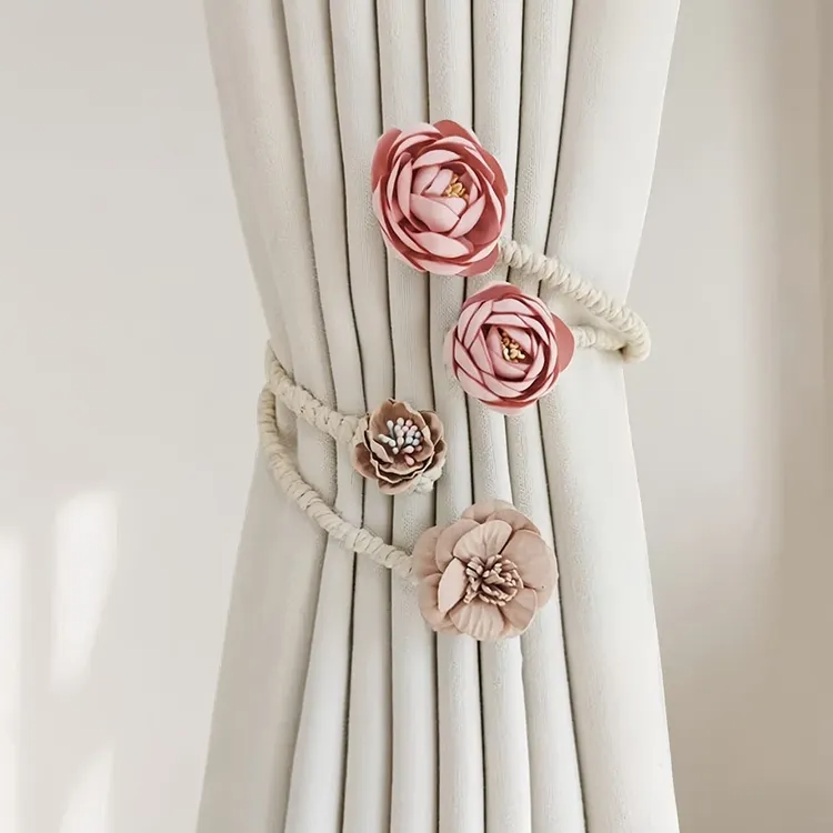 Magnetische Gardinenkrawatten | Elegante, Bohrerlose Halterungen