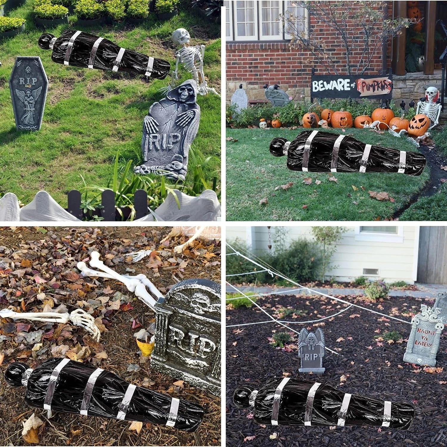 Zolara Aufblasbarer Gruseliger Halloween-Leichenbeutel
