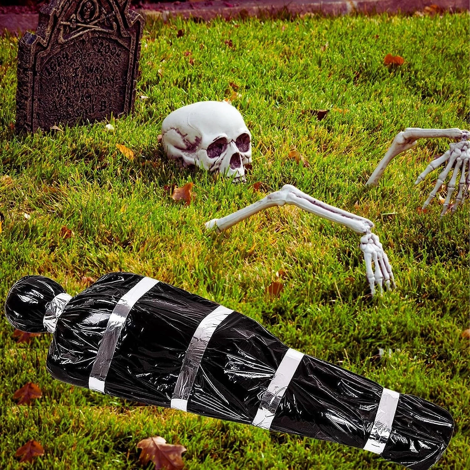 Zolara Aufblasbarer Gruseliger Halloween-Leichenbeutel