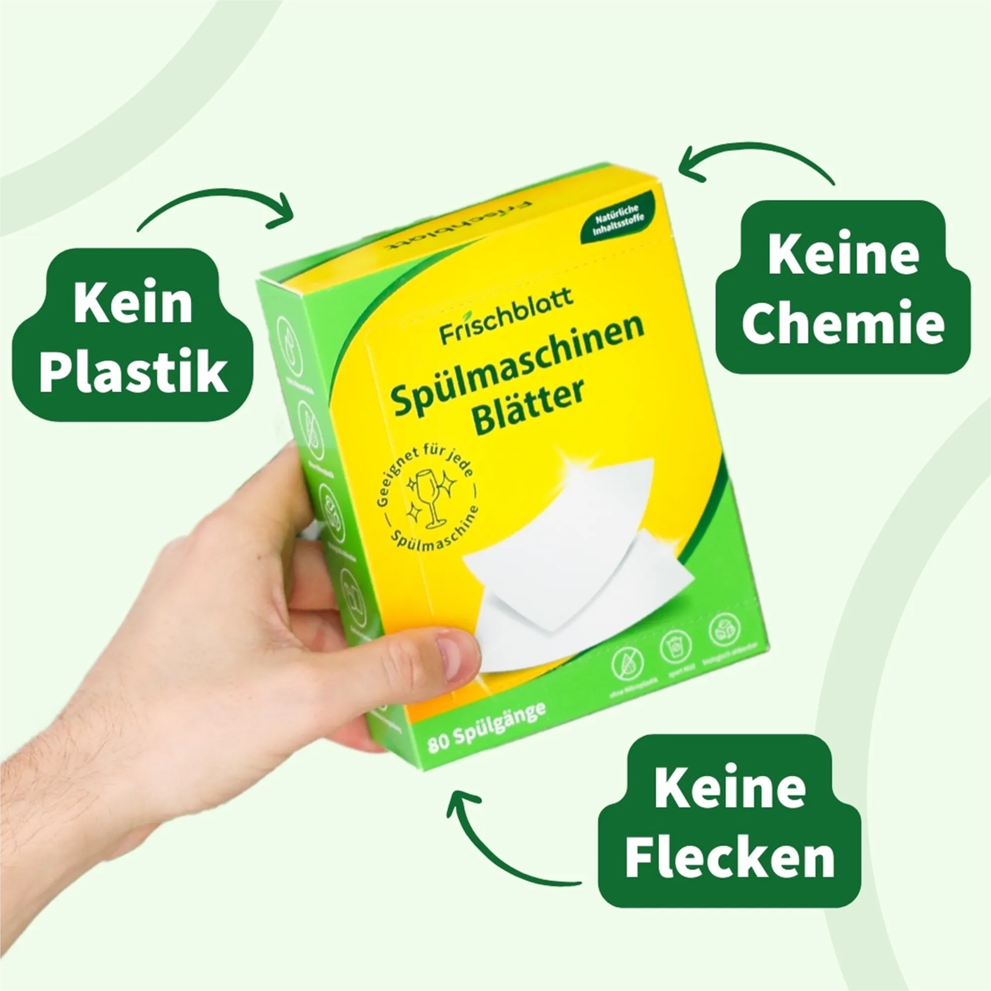 EcoClean Spül-Blätter | Leicht, Natürlich, Effektiv