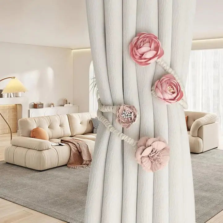 Magnetische Gardinenkrawatten | Elegante, Bohrerlose Halterungen