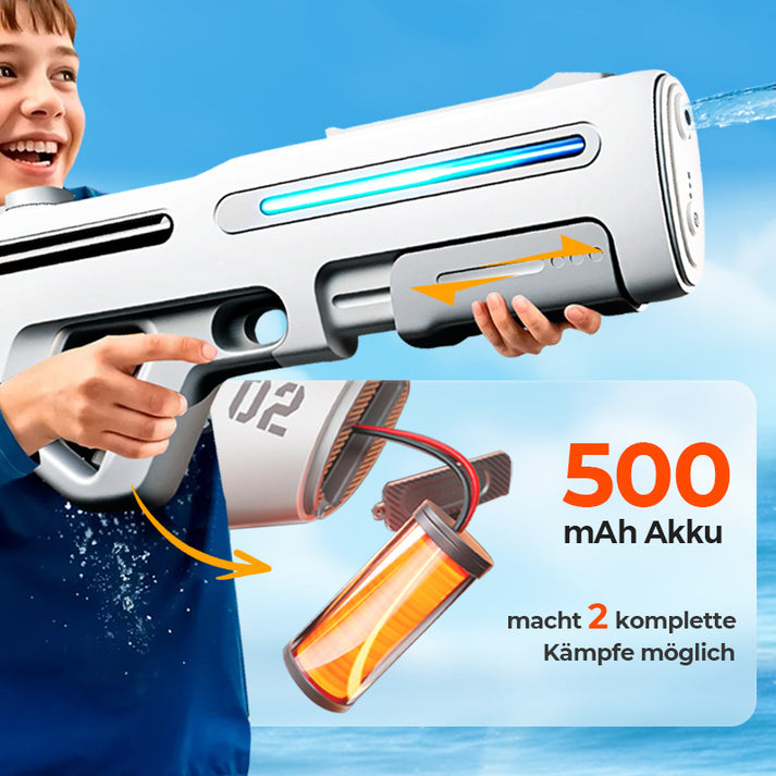 Elektrische LED-Wasserpistole | Automatisches Nachfüllen. LED Leistung. Maximale Reichweite