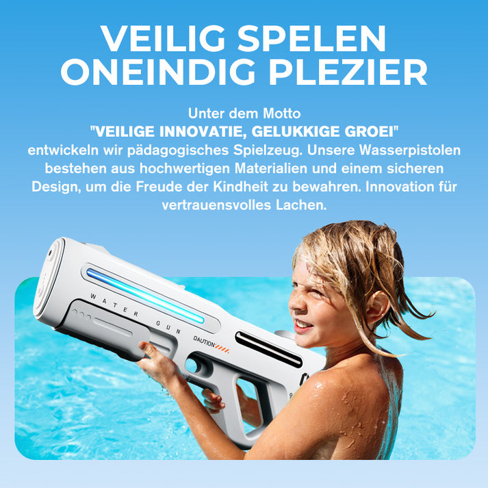 Elektrische LED-Wasserpistole | Automatisches Nachfüllen. LED Leistung. Maximale Reichweite