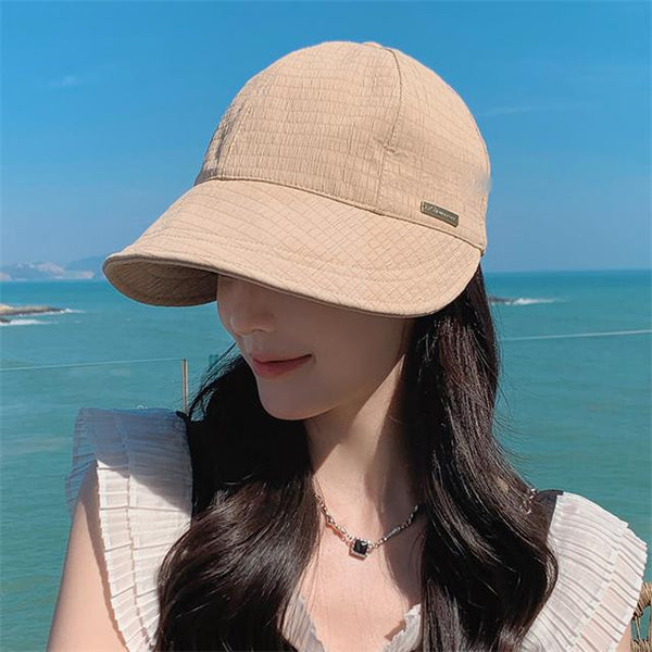 Faltbarer Sonnenhut für ein schlankeres Gesicht | Ihr stilvolles Sommer-Essential - 1 + 1 Gratis!
