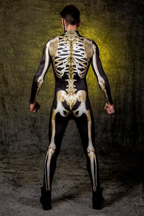 Zolara GlowInTheDark BoneCurve Skelett Bodysuit