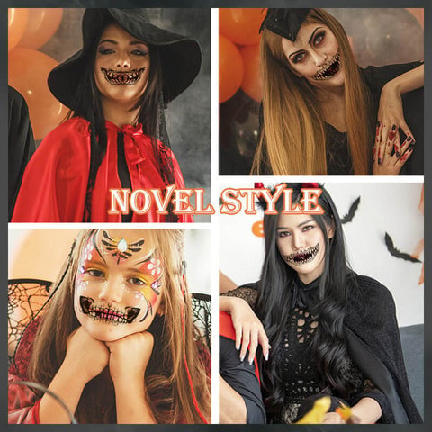 Zolara Gruselige Halloween-Streich-Tattoos