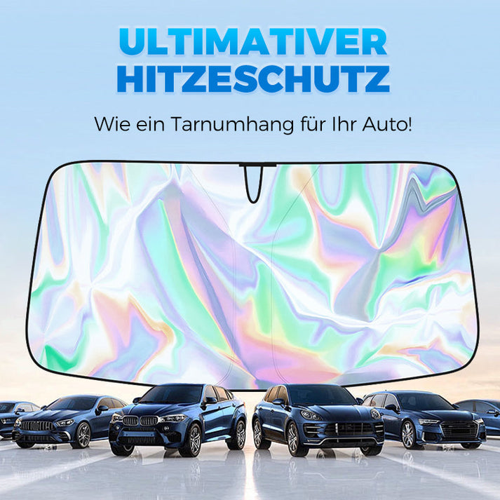 Laser-reflektierende Windschutzscheibe | Schlankes Design, Schnelles Aufstellen, Kompaktes Falten