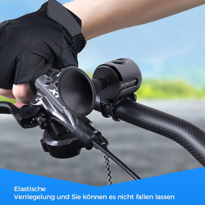 Elektrische Fahrradhupe | Kompakter, kraftvoller Sound - 1 + 1 Gratis!