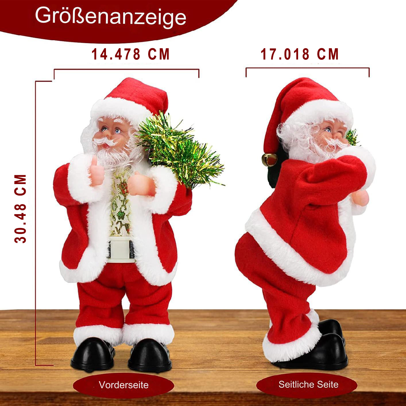 Zolara Tanzender Weihnachtsmann