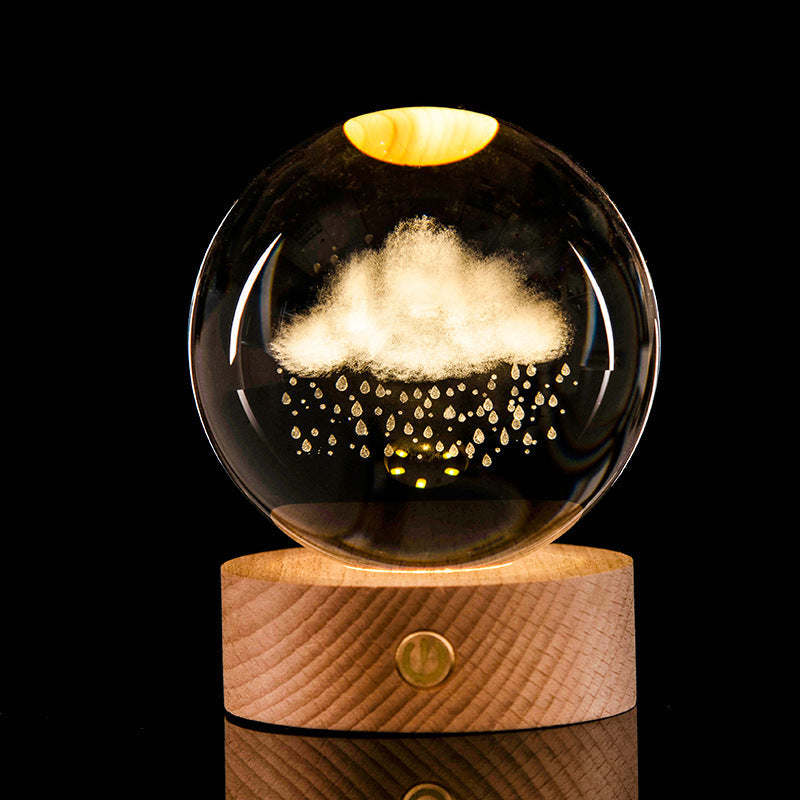 Galaxy Crystal Ball Lampe