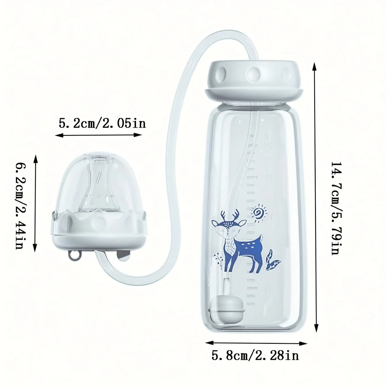 Selbstfütternde Babyflasche | Auslaufsicher & Sicher für Ihr Baby - 1 + 1 Gratis!