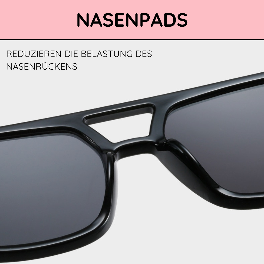 Zuedy Quadratische Candy-Sonnenbrille