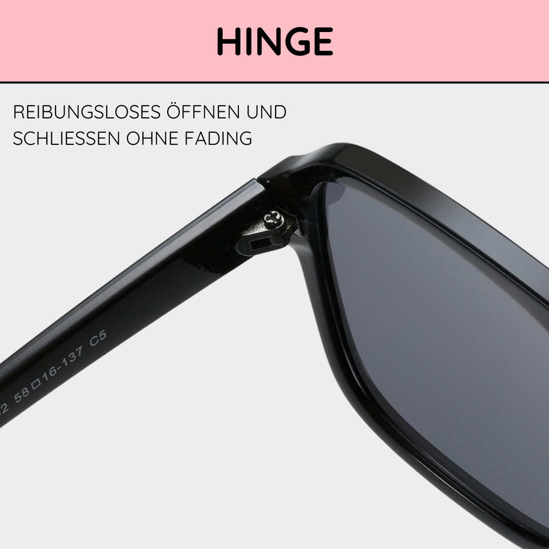 Zuedy Quadratische Candy-Sonnenbrille