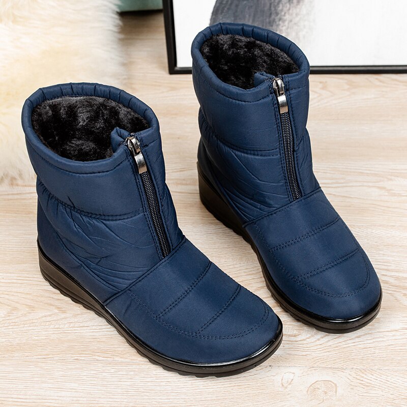 Zolara Klassische pelzgefütterte Damen-Schneestiefel