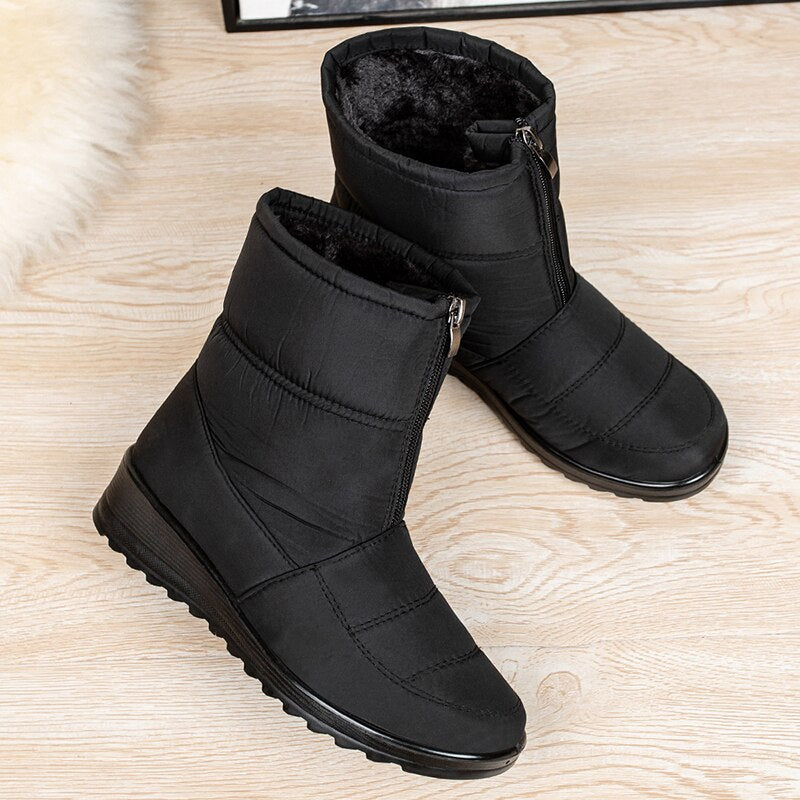 Zolara Klassische pelzgefütterte Damen-Schneestiefel